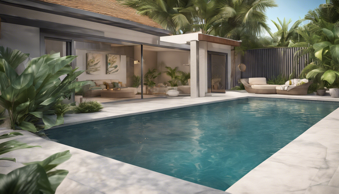 découvrez les matériaux de qualité supérieure pour une piscine résistante aux conditions climatiques tropicales et profitez d'un espace de détente durable et adapté à votre environnement.