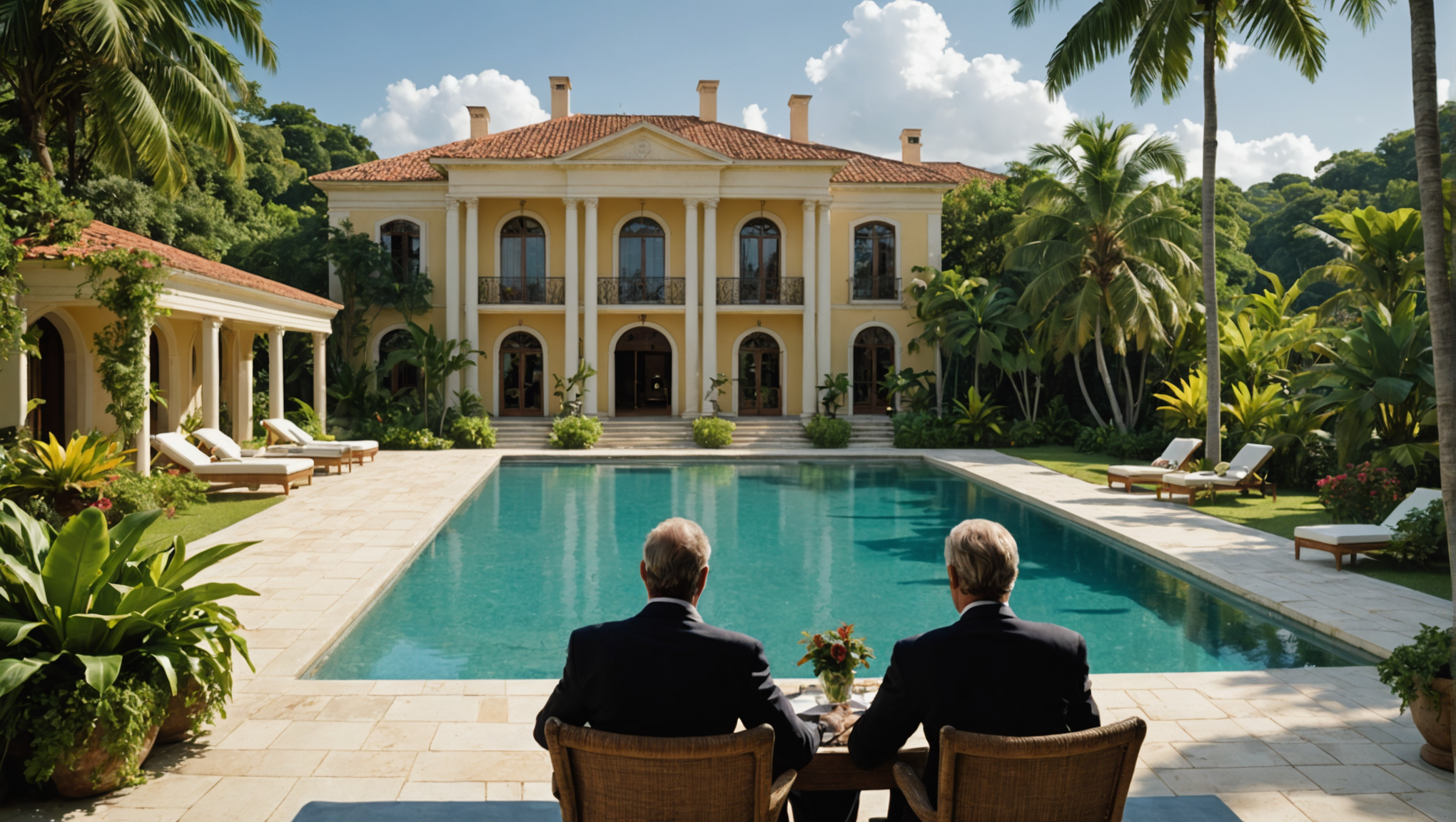 découvrez la somptueuse villa de jean-paul belmondo, perchée aux caraïbes, avec ses 16 mètres de piscine et 6 hectares de jardin. plongez au cœur des tensions familiales entourant ce trésor immobilier, symbole d'un héritage tumultueux.