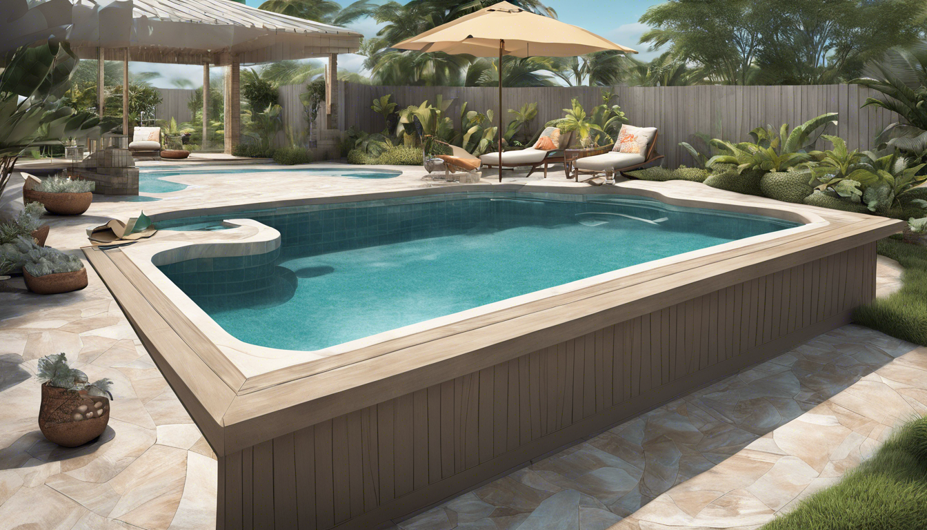 découvrez les secrets des matériaux résistants aux intempéries pour une piscine tropicale et profitez d'une construction de qualité durable pour votre espace aquatique.